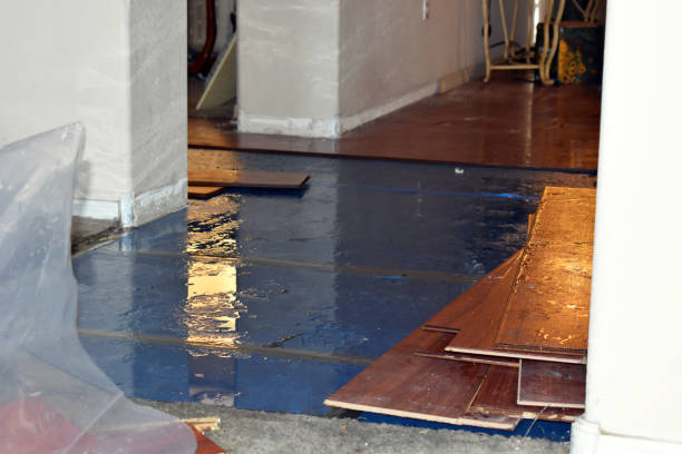 Professional Basement Flood Cleanup technician working in Chelsea, OK